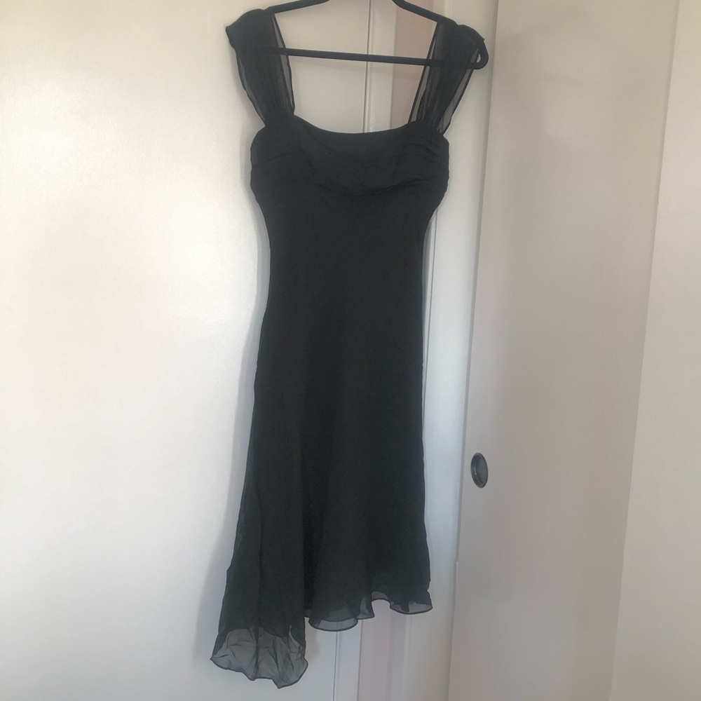 Y2k silk blend dress